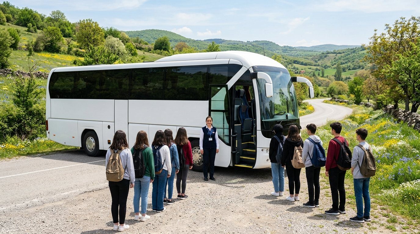 Yolculukta kullanılan otobüs